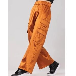 Weissman Mixify Copper Satin Cargo Pants—Adult Medium